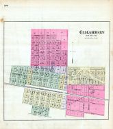 Cimarron, Kansas State Atlas 1887